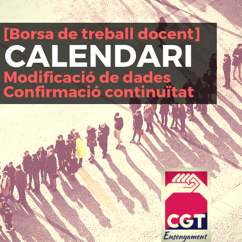 Borsa de treball docent gencat