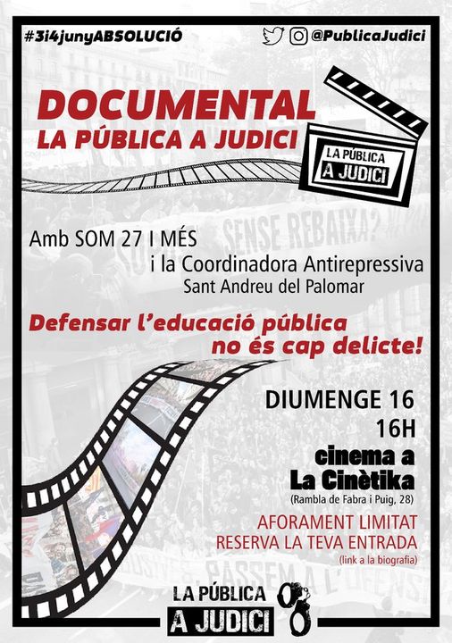 Documental La Pública a judici