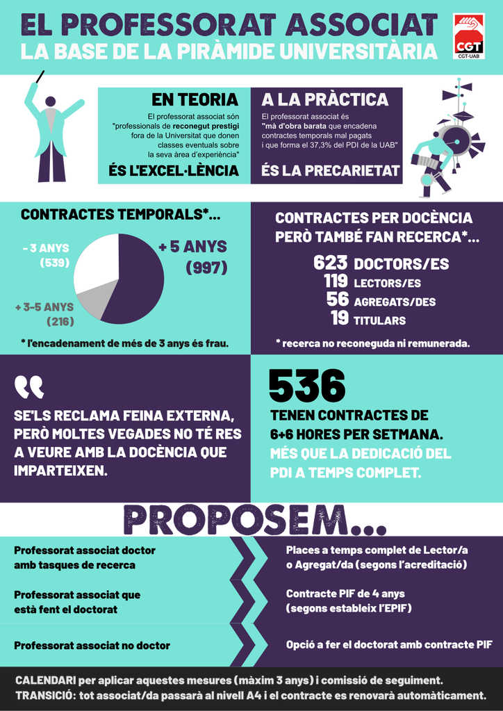 Infografia professorat associat