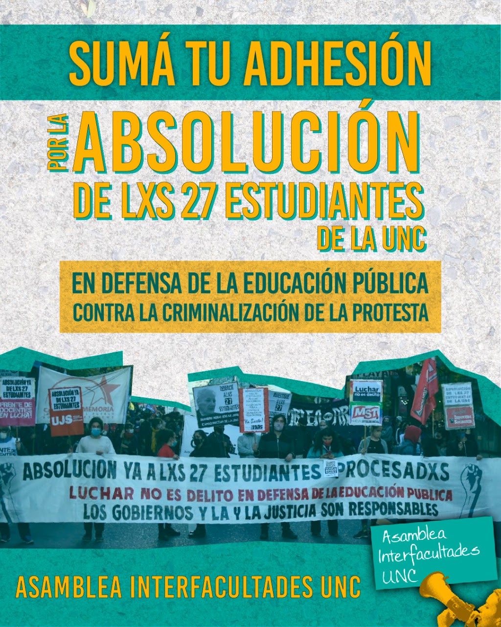 Absolució 27 estudiants de la Universitat Nacional de Córdoba, Argentina