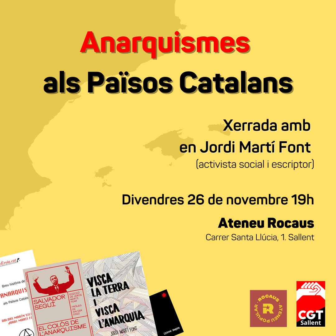 Anarquismes als Països Catalans 26 nov 2021