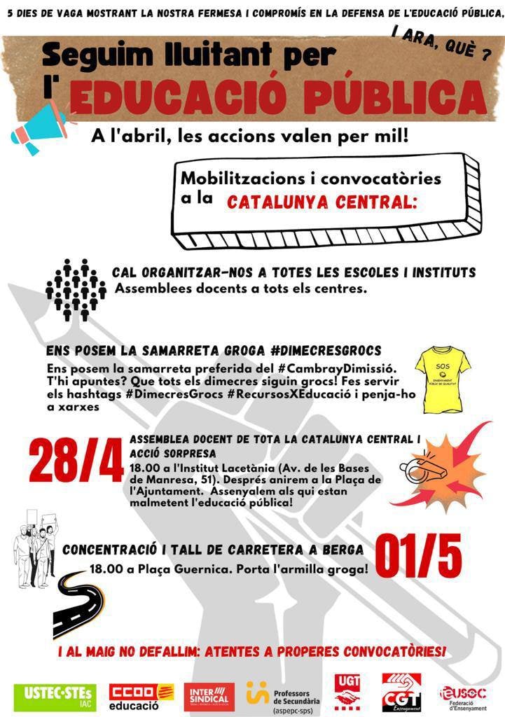 Educació Berga 28 abril 2022