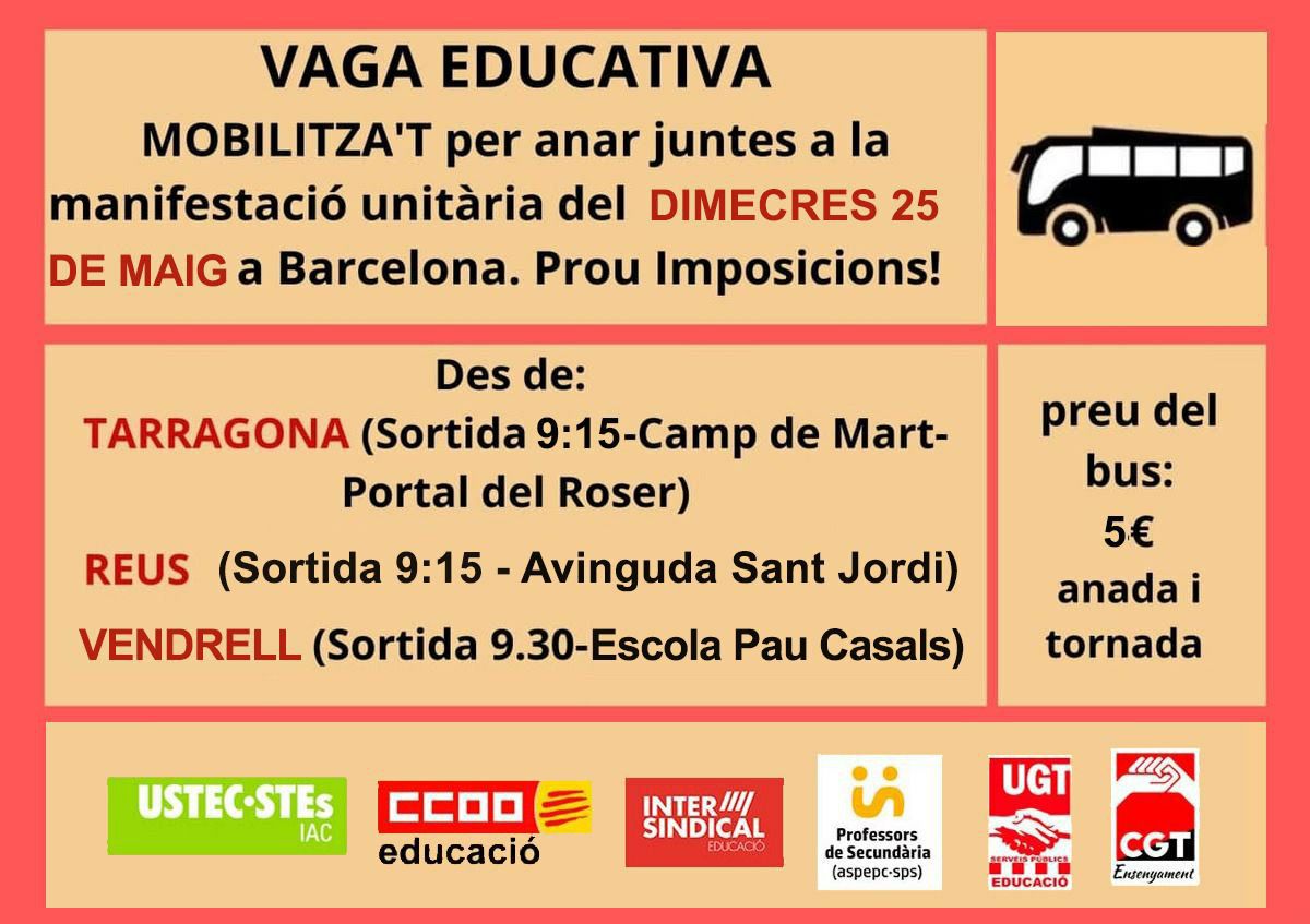 Vaga 25 maig 2022 Tarragona