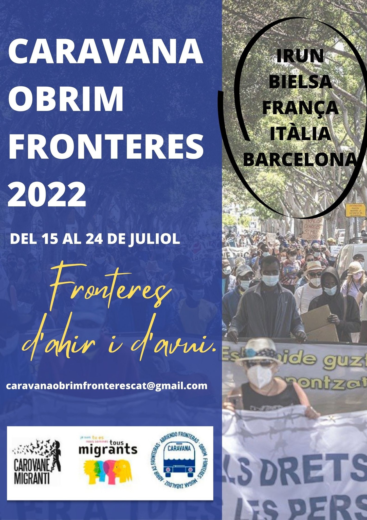 Caravana Obrim Fronteres 15 juliol 2022