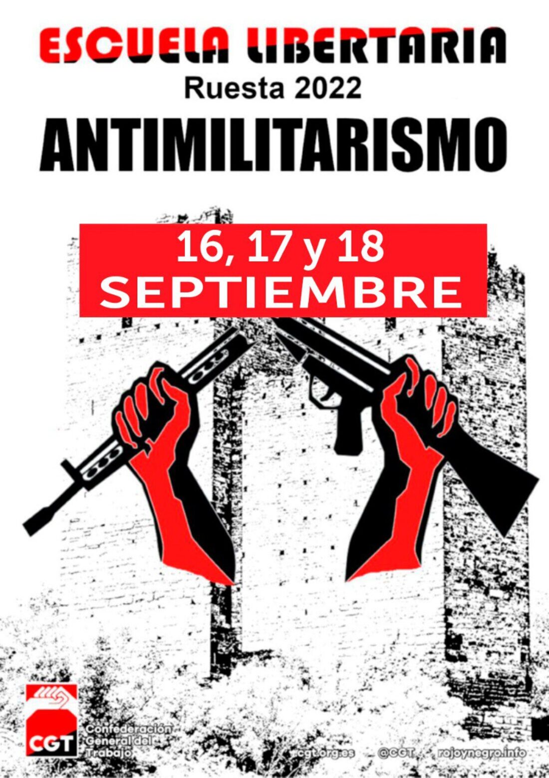 Escola Llibertària Ruesta Antimilitarisme sept 2022