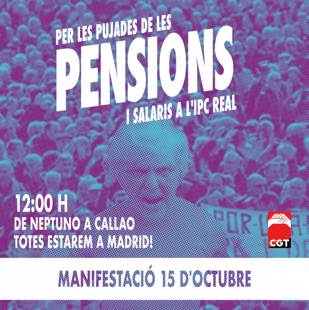 Manifestació pensions Madrid 15oct2022