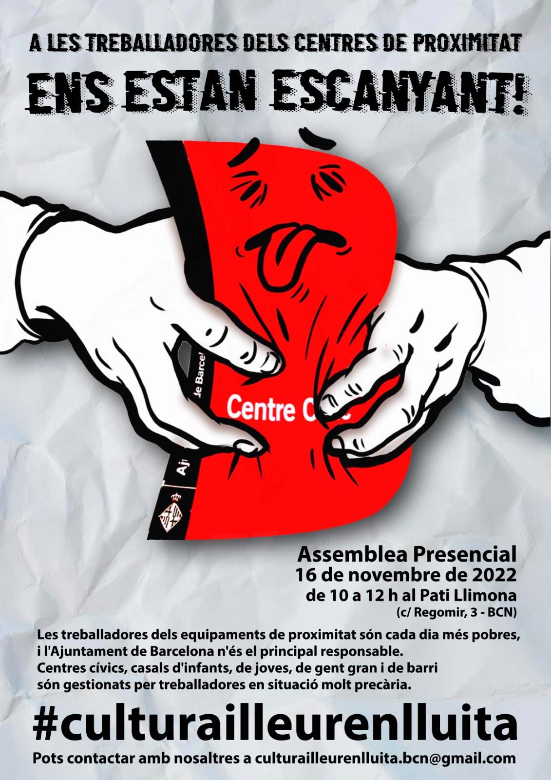 CGT Lleure assemblea 16 nov 2022