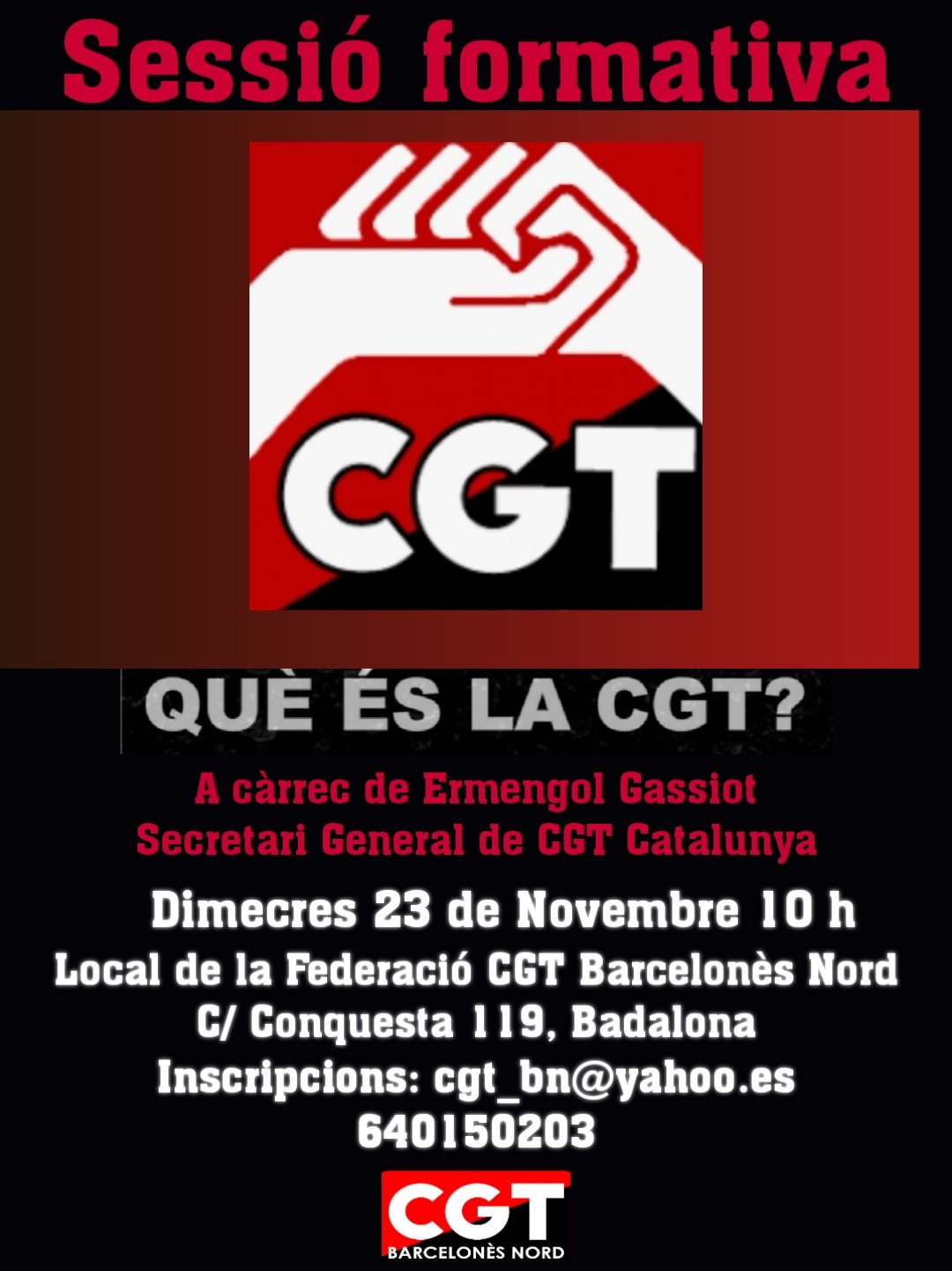 Formacio CGT Badalona 23nov2022