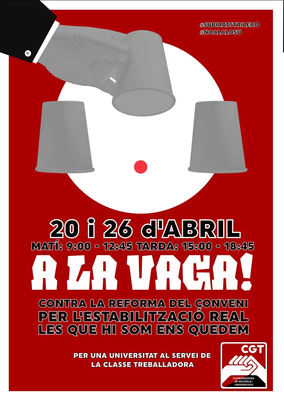 CGT PDI Universitat vaga 20abril2023