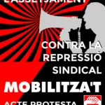 Contra repressió sindical Parcs i Jardins Barcelona