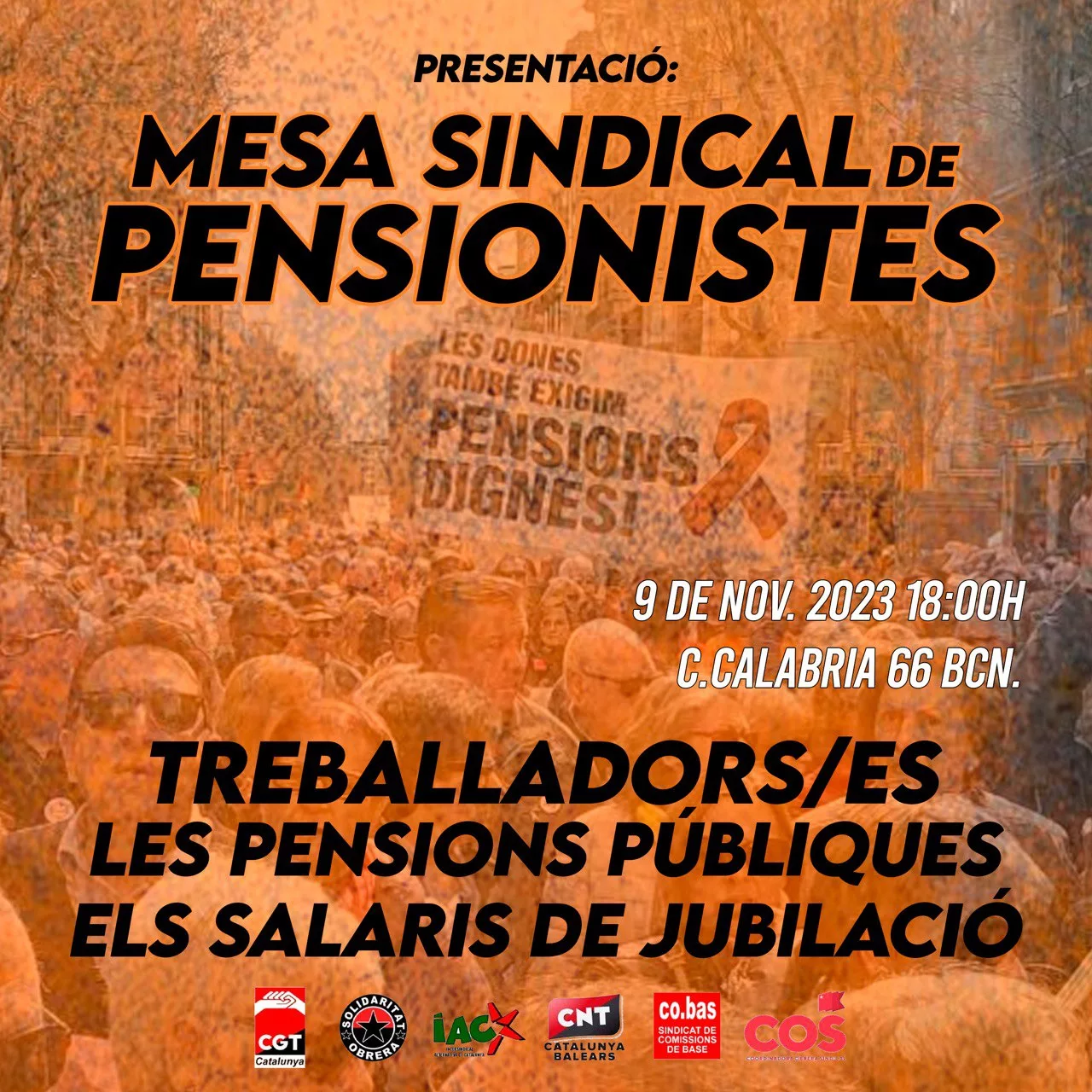 Mesa Sindical Pensionistes 9nov2023