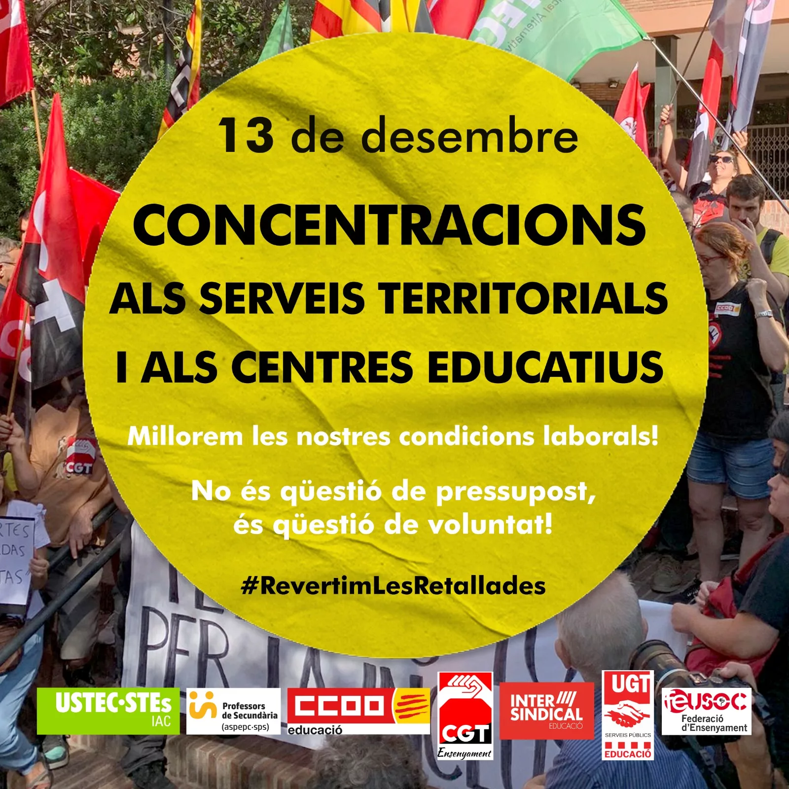 concentració Educació 13des2023