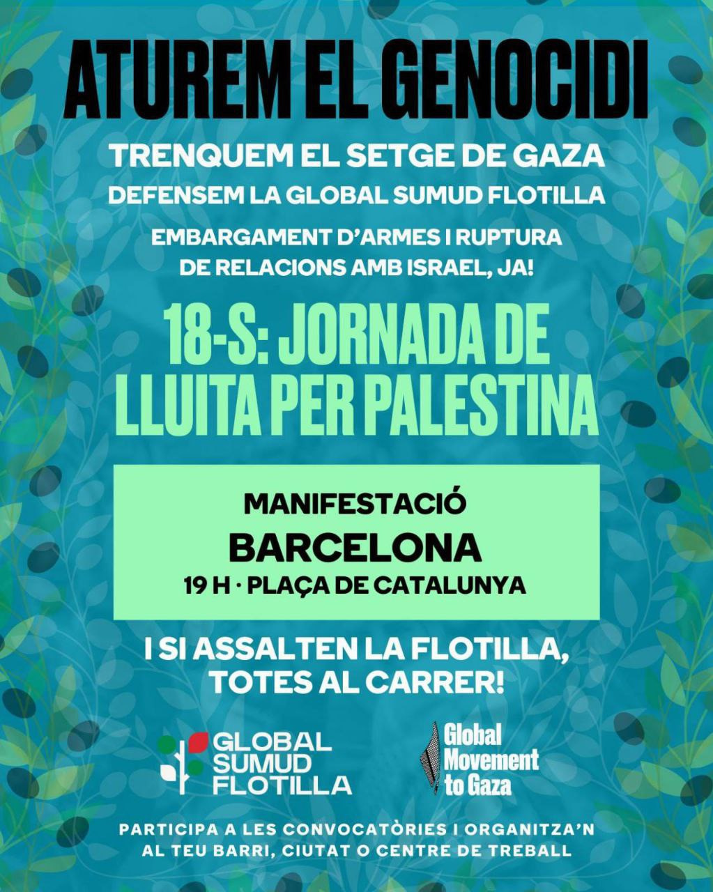 Jornada lluita Palestina 18 set 2025