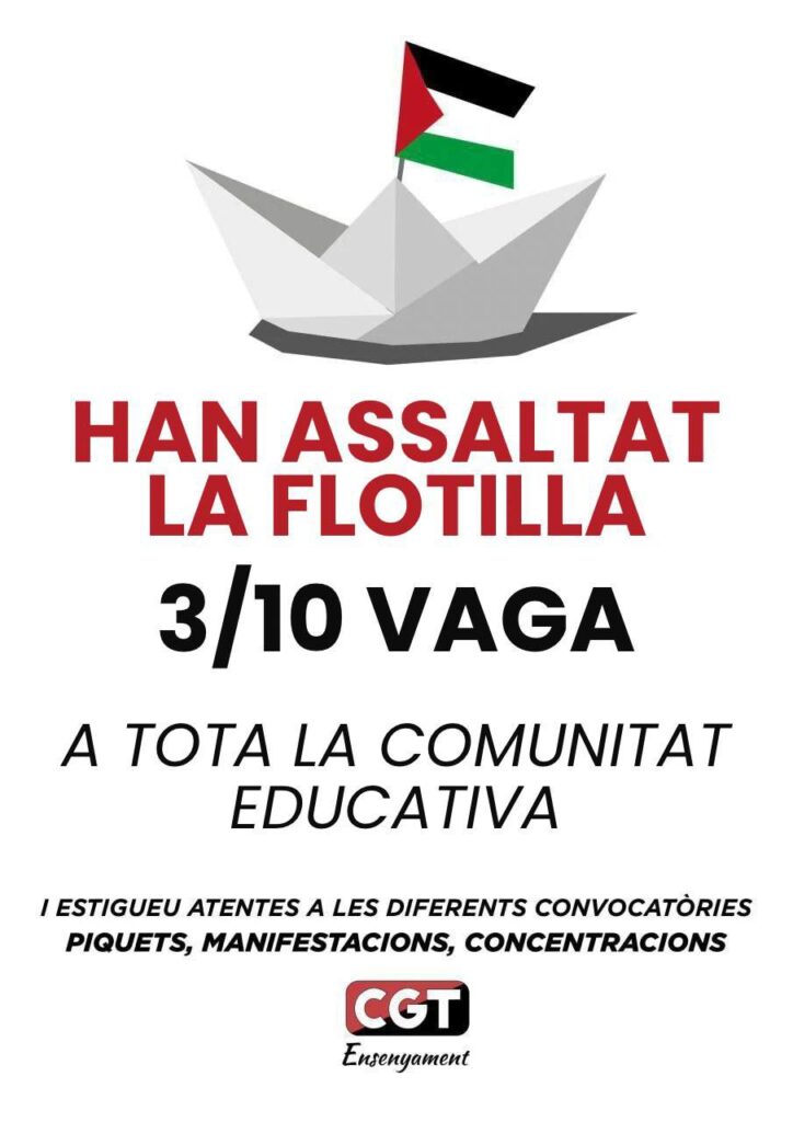 Vaga Ensenyament flotilla 3oct2025