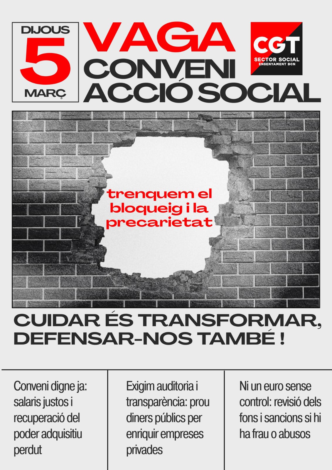 Vaga CGT Sector Social