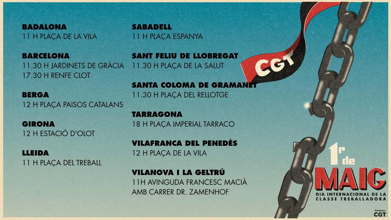 1r Maig 2026 convocatories