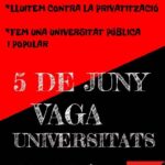 Vaga Universitats Catalunya 5juny2026